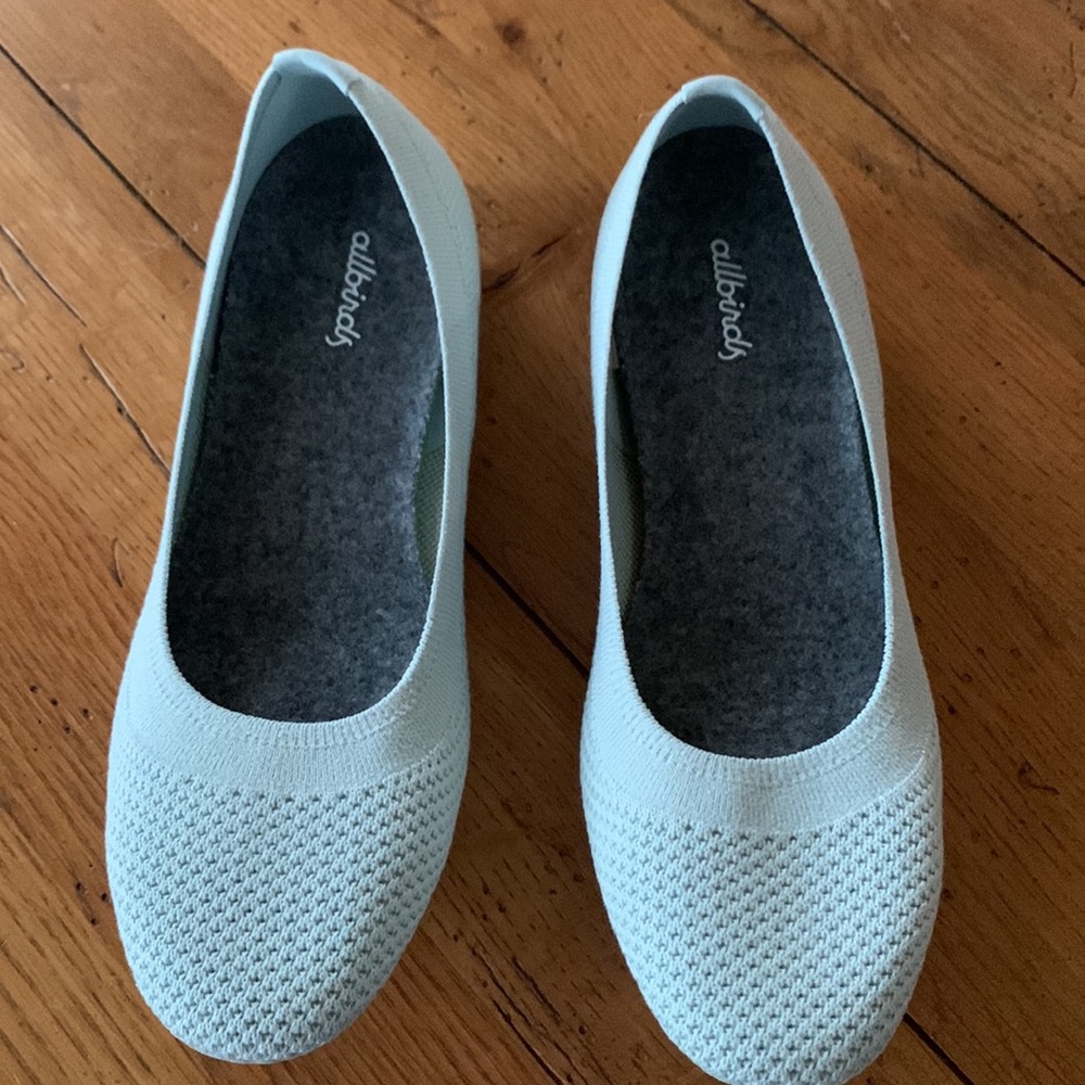 allbirds Women’s Light Blue Knit Flats - Picture 3 of 13